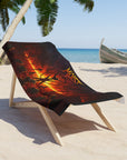 Gothic Beach Towel – Perfect for Metal Fans, Unique Pool Accessory, Festival Essential, Summer Vibes, Music Event Gear