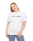 Estate Laundry Unisex Heavy Cotton Tee – Stylish Everyday T-Shirt, Casual Comfort, Gift for Minimalists, Summer Wardrobe Staple