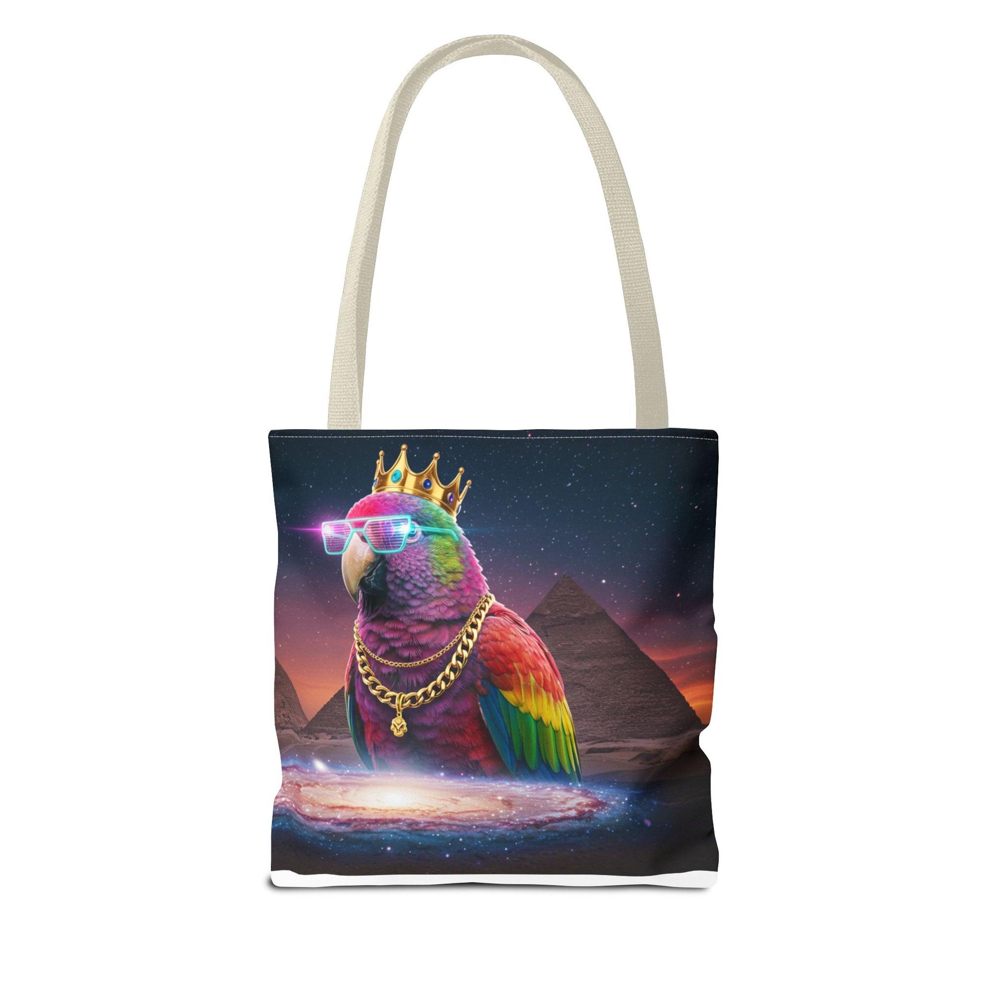 King Parrot Tote Bag – Loud, Regal, and Ready for Anything