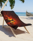 Screaming Inferno Beach Towel - Perfect for Summer, Pool Parties, Concerts, Unique Gift, Festival Essential