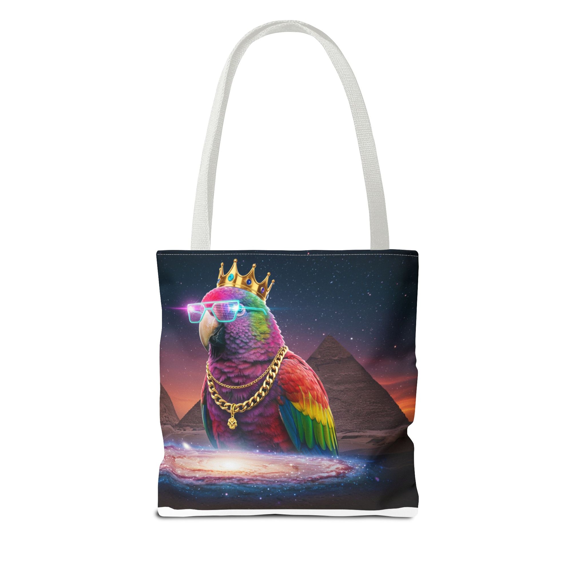 King Parrot Tote Bag – Loud, Regal, and Ready for Anything