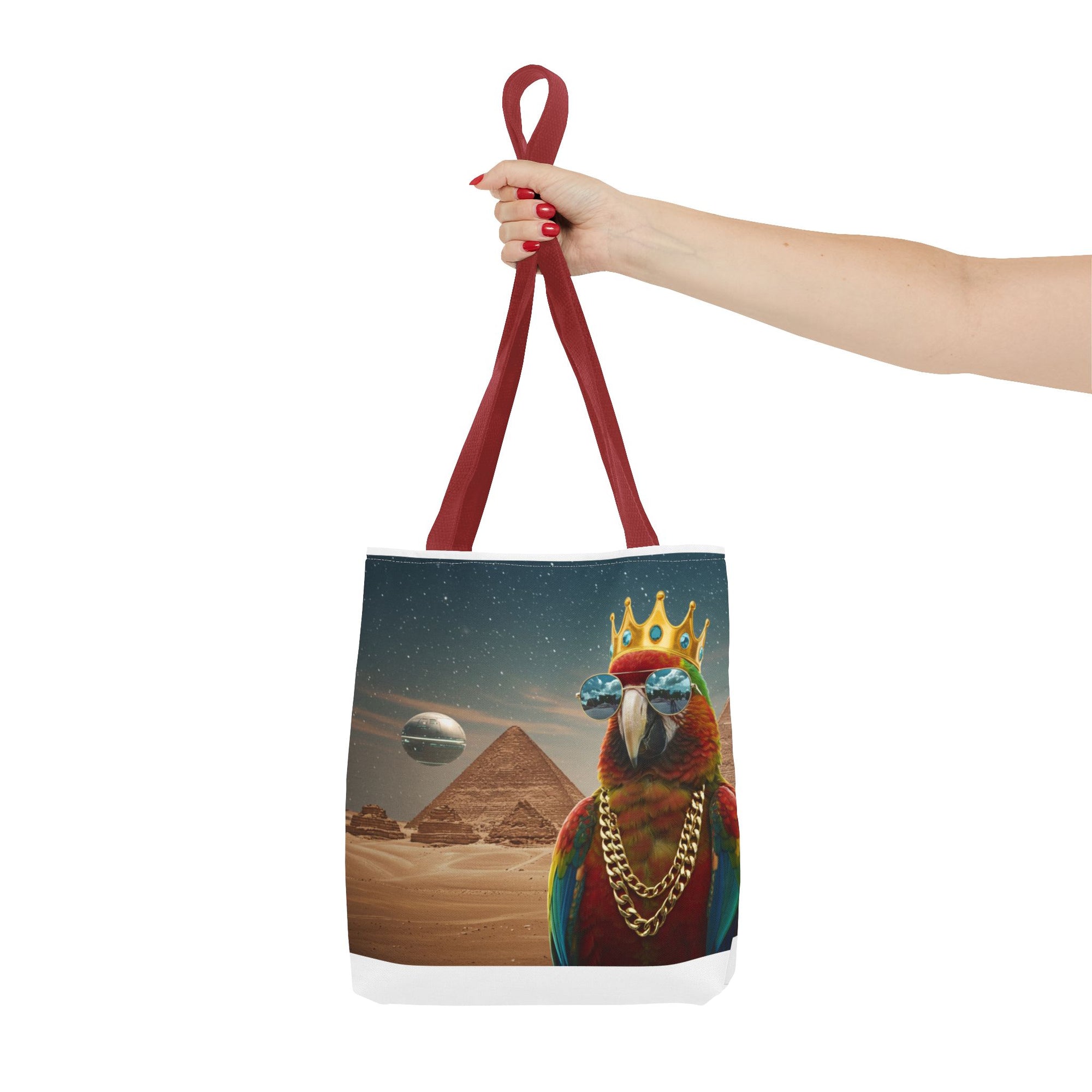 King Parrot Tote Bag – Loud, Regal, and Ready for Anything