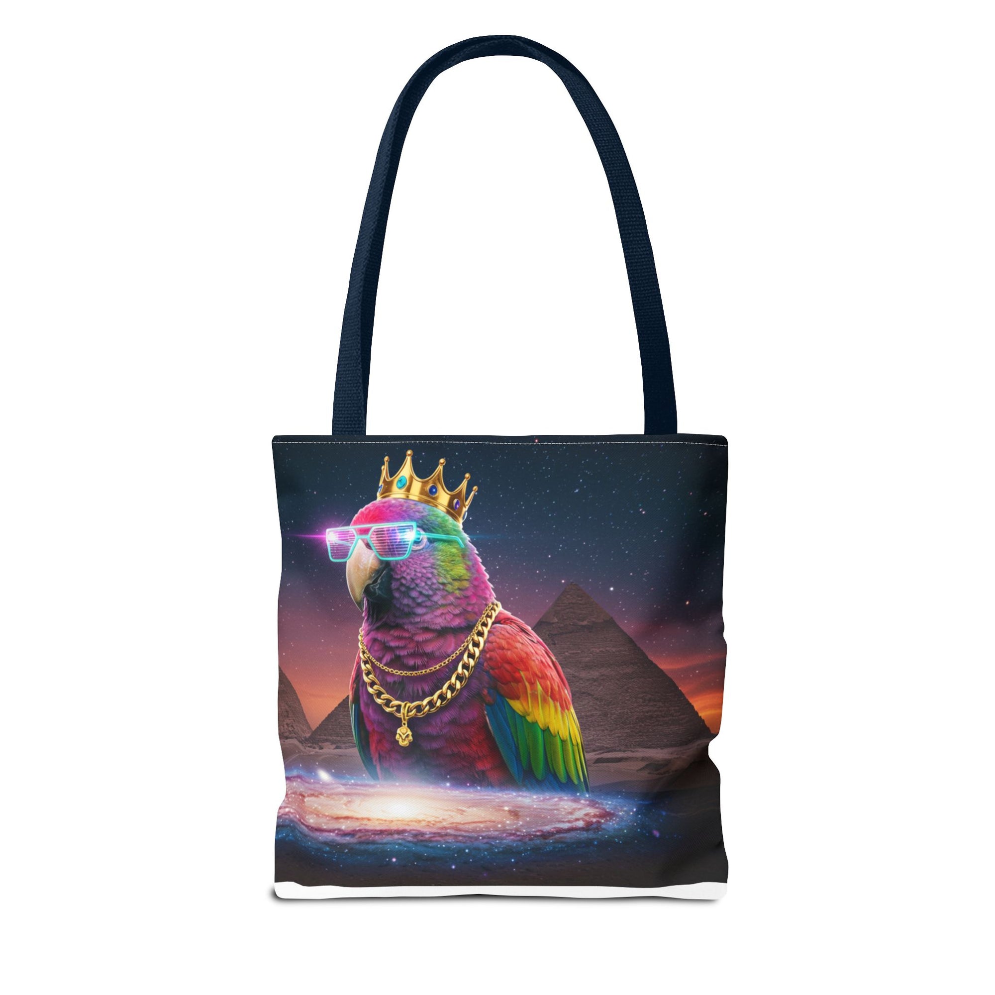 King Parrot Tote Bag – Loud, Regal, and Ready for Anything