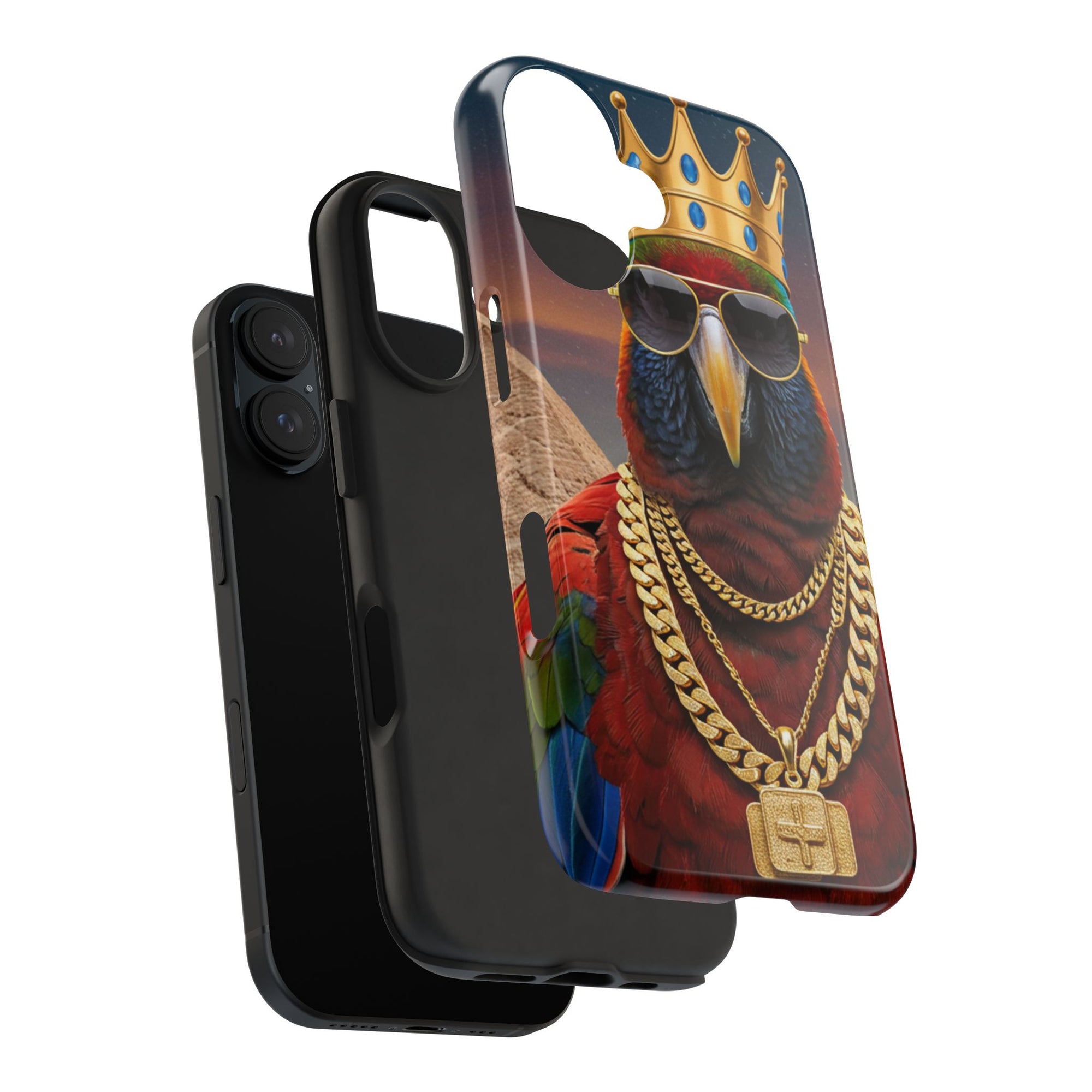 Royal Parrot Tough Phone Case – Regal Protection for Your Pocket Kingdom