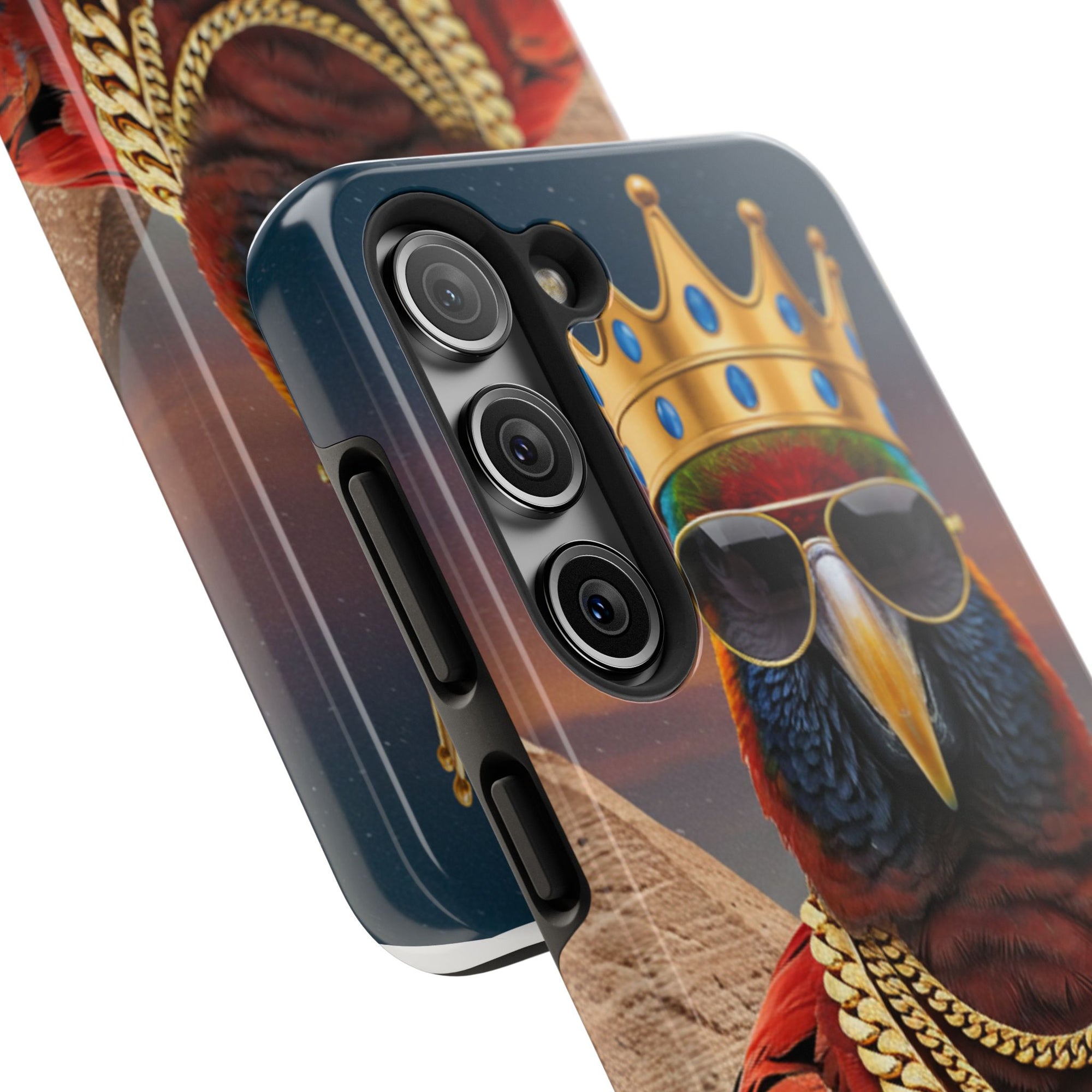 Royal Parrot Tough Phone Case – Regal Protection for Your Pocket Kingdom
