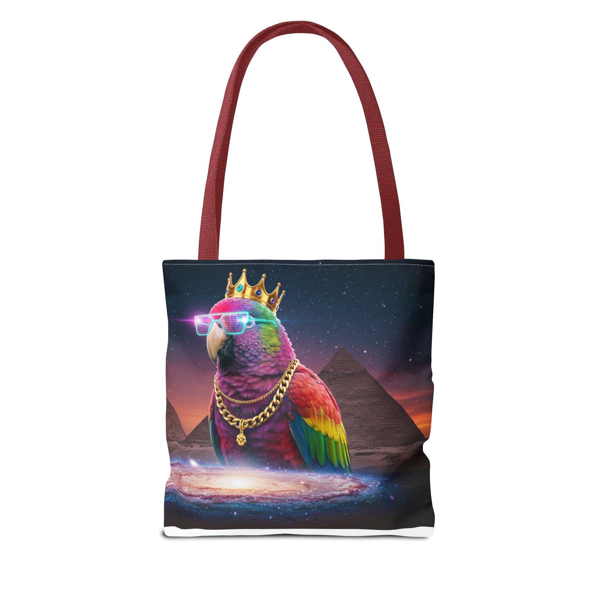 King Parrot Tote Bag – Loud, Regal, and Ready for Anything