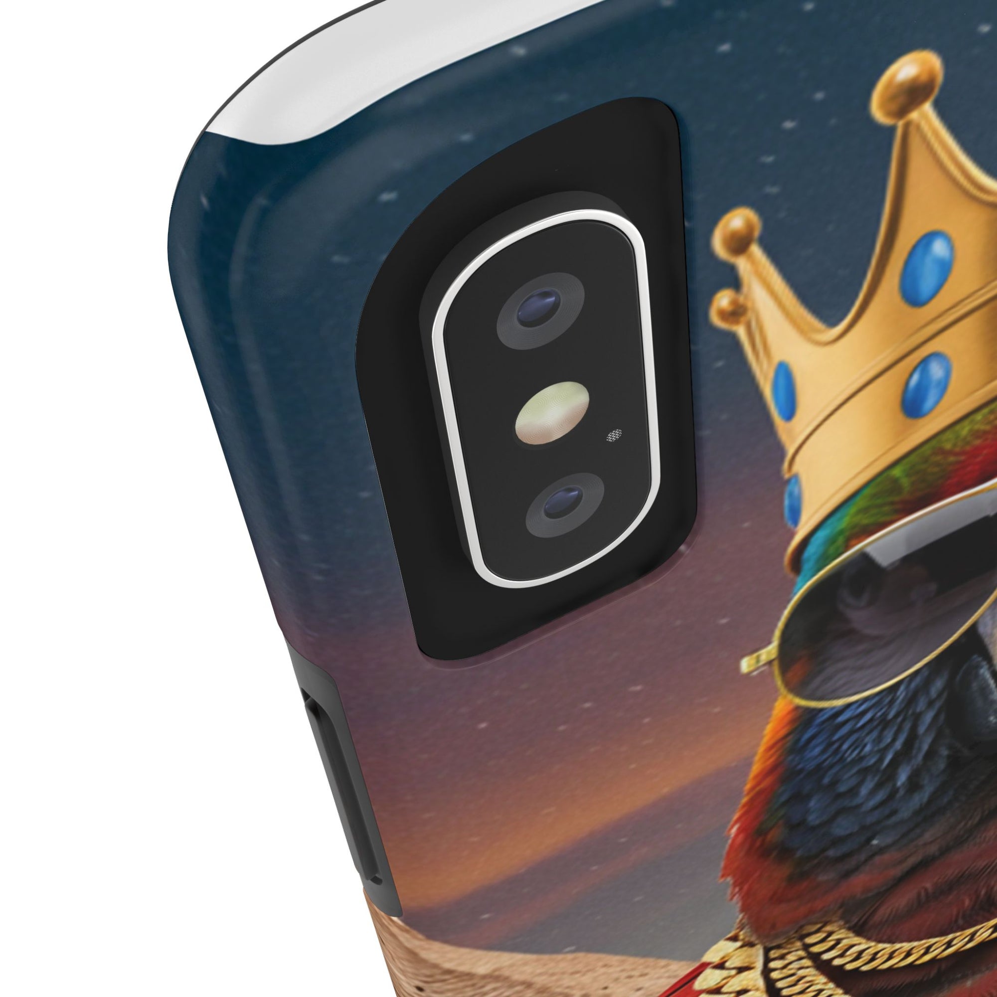 Royal Parrot Tough Phone Case – Regal Protection for Your Pocket Kingdom