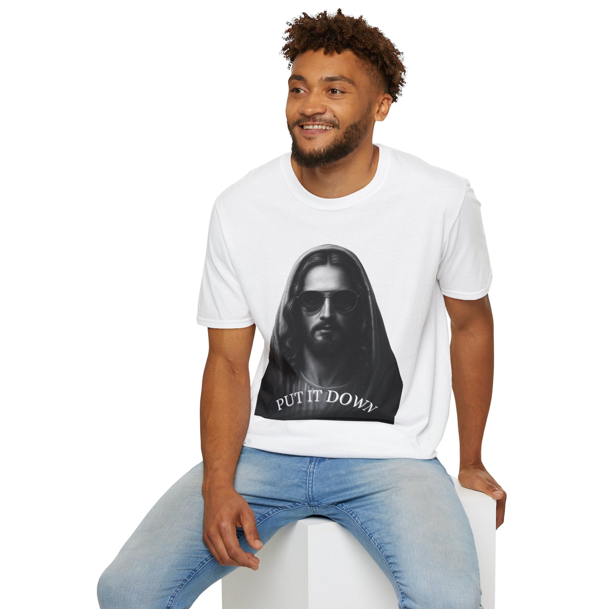 “Put It Down” Unisex Graphic Tee – Casual Chaos, Summer Style, Statement Gift for Friends
